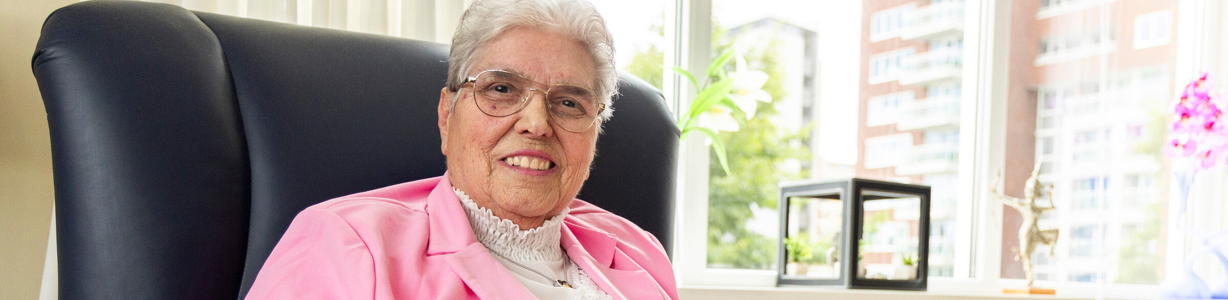 HSB de Vijverhof Bewoonster Betty van Rijn